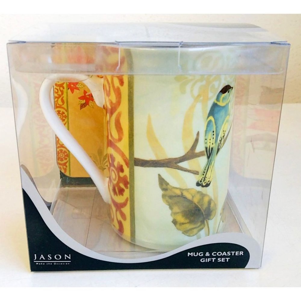 Mug and Coaster Gift Set by Jason - Bird Study